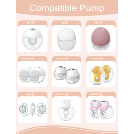 Gotocut Flange Inserts 21mm for 24mm Flange/Shield of Most Pumps, BPA Free Silicone Insert for Momcozy/Medela/eufy/Spectra/TSRETE/Paruu Accessories, Breastfeeding Essential Pumping Kit for Moms,4PCS