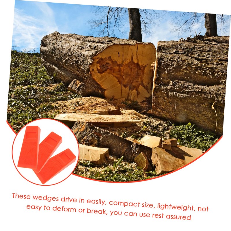 Abaodam 3pcs Felling Wedge Professional Cutting Tools for Safe Logging