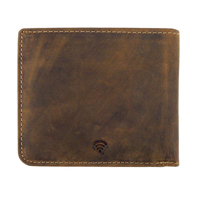 Greenburry Wallet Vintage Wallet RFID Secret, brown