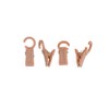 Curtain hooks for rings, oak, 25 pieces, 10 mm diameter,