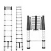 findmall 10.5FT / 3.2M Aluminum Telescopic Ladder Folding Step Inward