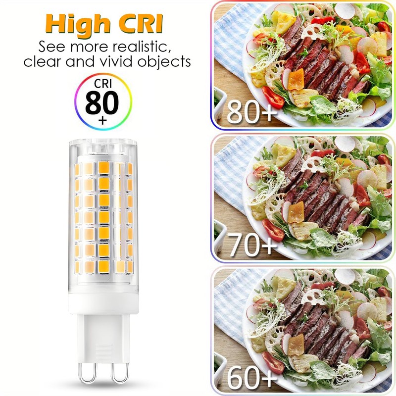 Geminilite G9 LED Bulbs 7W G9 Bi-Pin Base 70W Halogen