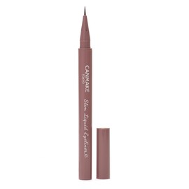 Canmake Slim Liquid Eyeliner 04 Smoky Berry Eyeliner Ultra Fine Brush Waterproof Essence Formulated Burgundy