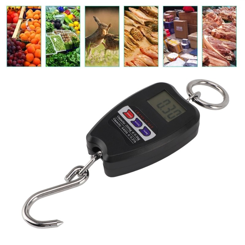 Portable Electronic Scale High Accuracy Digital Hanging Scale 200kg Weight