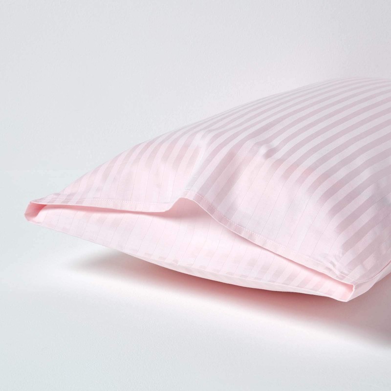 Homescapes Damask Pillowcase Extra Large 90 x 50 cm Pink