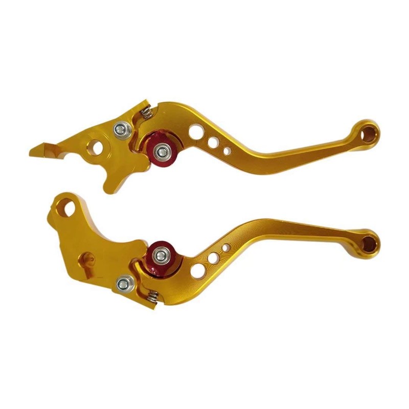Gold CNC 6 Position Shorty Brake Clutch Lever for Honda