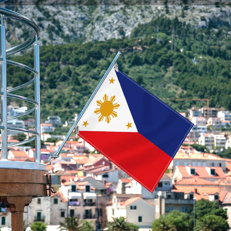 2×3 FT Philippines Flag,Medium 60×90 CM Filipino Outdoor Banner,100D Philippine