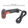 QR Code Scanner Barcode Reader ABS Handheld Scanning Tool for