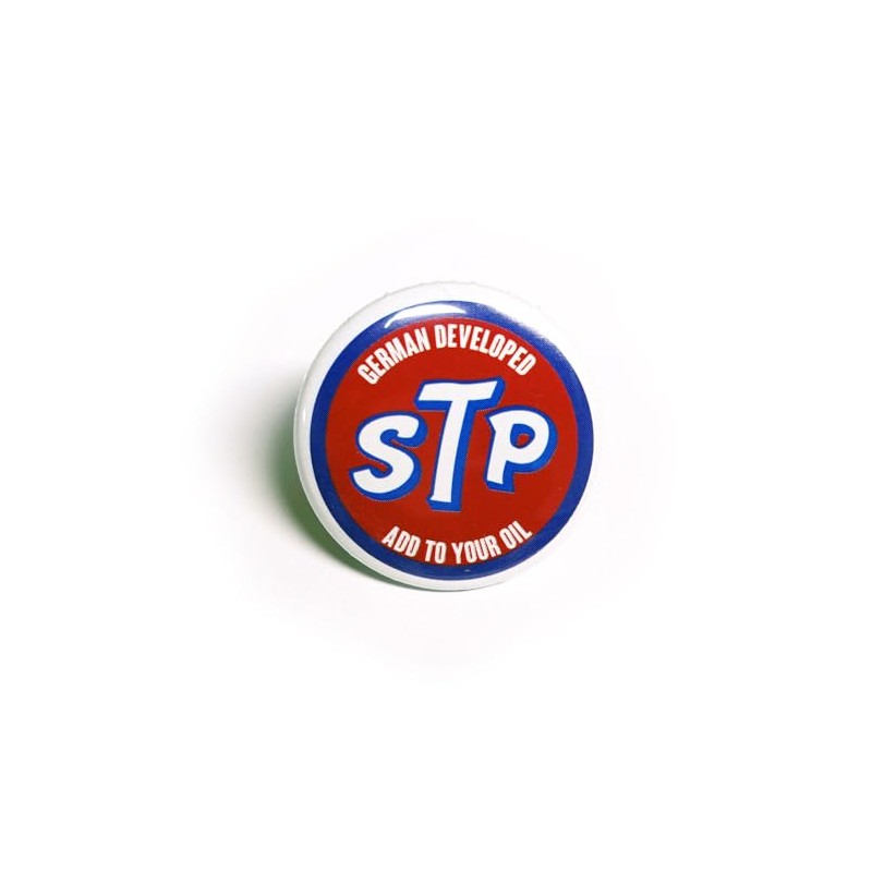 缶バッチ 〔STP〕 モーター/アドバタイジング カンバッチ アメリカ雑貨 アメリカン雑貨