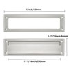 ZAUYX 1 Pack 13inch Brushed Satin Nickel, Solid Brass Heavy