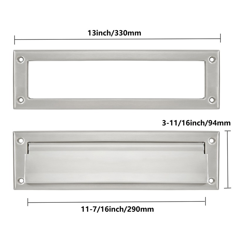 ZAUYX 1 Pack 13inch Brushed Satin Nickel, Solid Brass Heavy