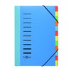 Pagna Deskorganizer Lucy Colours 12-teilig, aus PP, mit Eckspanngummi dehnbarem Rücken