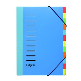 Pagna Deskorganizer Lucy Colours 12-teilig, aus PP, mit Eckspanngummi dehnbarem Rücken