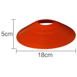 MTSDM Football Training Cones, Agility Soccer Cones, 50 Pcs Soccer Markers Disc with Net Bag and Holder, Agility Field Cones, Soccer Markers Disc for Drills, Agility, Speed, and Footwork Practice