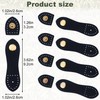 Joez Wonderful 8 Sets Leather Snap Buckles Snap Button Closure,