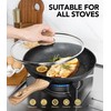 MICHELANGELO 8 Inch Nonstick Frying Pan with Lid, Non Stick