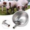 Round Stainless Steel Piglets Farm Livestock Pig Automatic Feeding Drinking