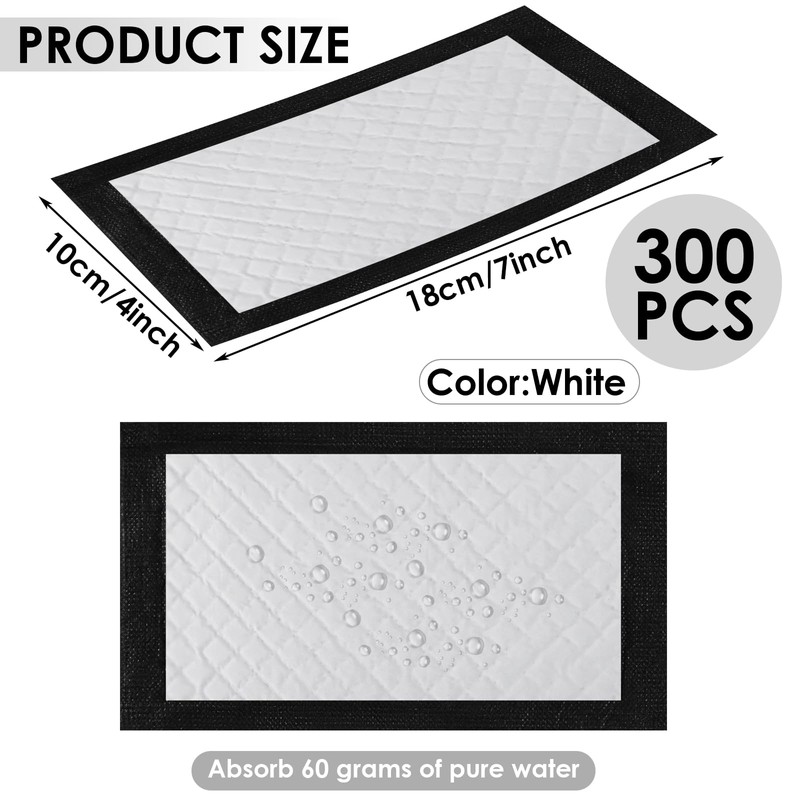 Reallnaive 300 Pcs Meat Absorbent Pads 4x7 Inch Meat Soaker