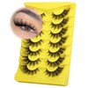 Cat Eye Lashes Wispy False Eyelashes Long Strip 20MM Long