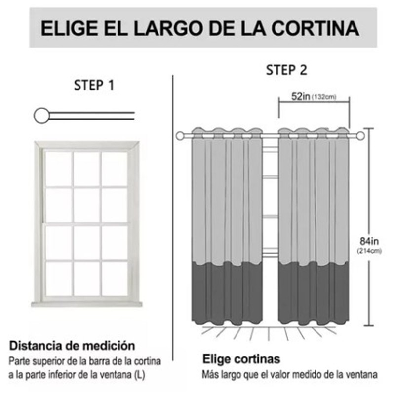 Blackout Curtain Polyester Bedroom Darkening Curtains Dark Grey for Household