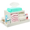 Busidhji Diaper Organizer, Diaper Caddy Organizer, Wooden Changing Table Organizer,