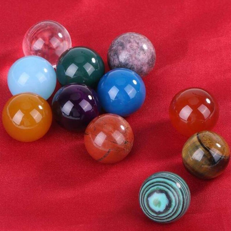 Feng Shui 20mm Natural Crystal Ball Healing Sphere Healing Stone