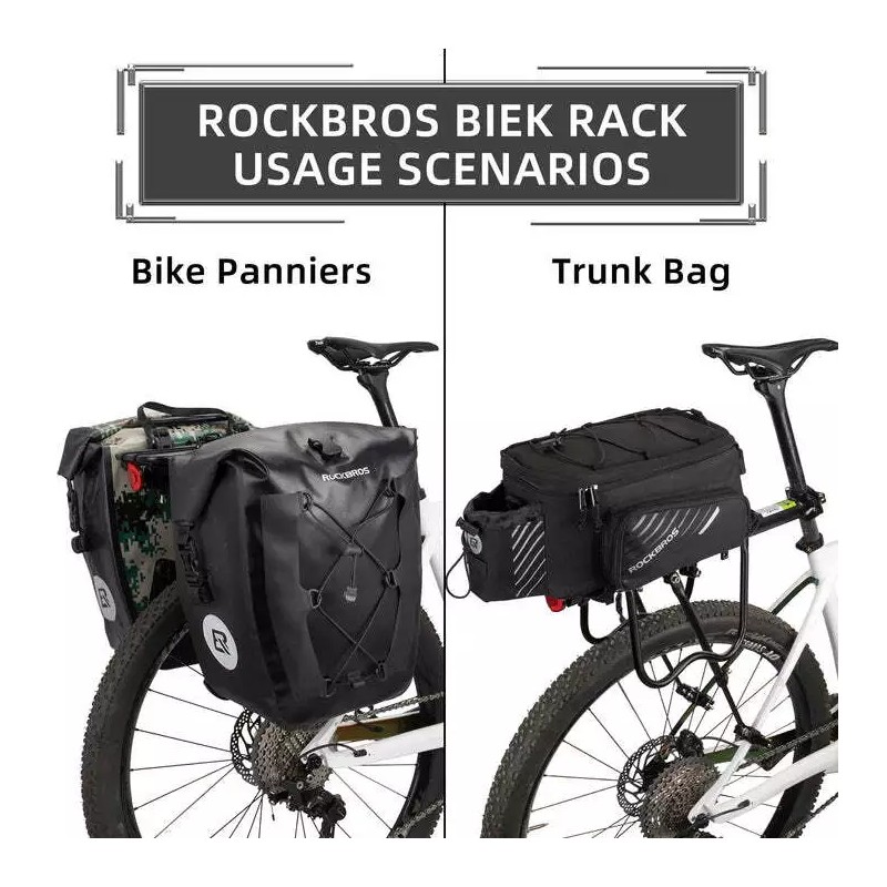 ROCKBROS Bike Cargo Rack Rear Bike Rack Quick Release Luggage