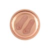 SAPTRISHI Copper Metal Shri Maa Lakshmi Copper Charan Paduka with