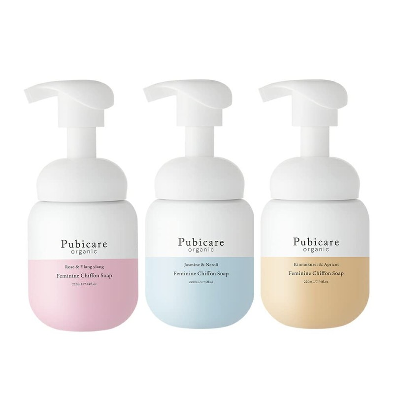 PUBICARE Organic Feminine Chiffon Soap, Osmanthus & Apricot