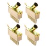 BESPORTBLE 4pcs Garden Weeding Brush Moss Weeding Tool Manual Weed