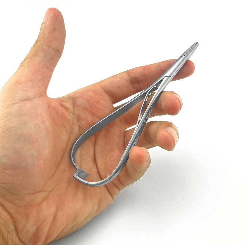 DEXA DENTAL Mathieu Ligature Elastic Placing Plier 5.5" Needle Holder