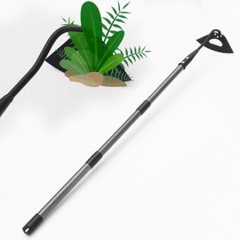 Garden Hoe for Weeding Tool, Heavy Duty Dutch Weeding Hoe Gardening Hand Hoe for Women Kids Men, Metal Garden Weeder Rake Weed Puller for Lawn Long Handle 30-55 inch