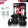 CHUSYYRAY Pair H7 LED Headlight Bulbs High or Low Beam