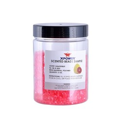 XPOWER Grapefruit Fruit White Tea Scented Beads Gel Air Freshener Odour Eliminator for Scented Air Movers for Home & Bathroom (Grapefruit)