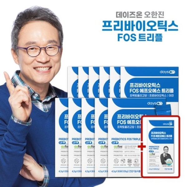 Days On Oh Hanjin Prebiotics FOS Triple 11 months + free trial 10 packets, none / 데이즈온 오한진 프리바이오틱스 FOS 트리플 11개월 + 무료체험분 10포, 없음