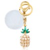 Cute Moonstone Pineapple Keychain Car Keyring Fruit Charms Wallet Phone