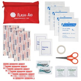 First Aid Kit – 4-Pack of Compact Travel IFAKs – Mini First Aid Kits for Emergency Preparedness, Events, Travel, Hiking, Camping, and Everyday Use – Portable and Lightweight