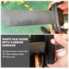 JMSMSH Knife Makers Grinding jig，Carbide Surface for File Guide，Hardened File