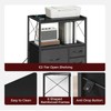 MAHANCRIS File Cabinet with Charging Station, 3 Drawer Lateral Filing