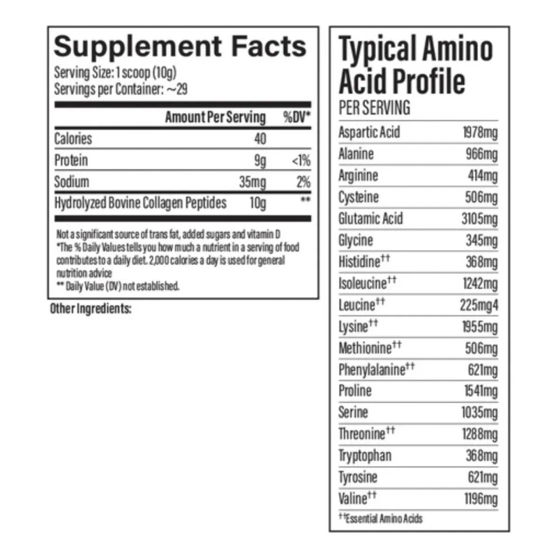 Aventus Peptidos de Colageno en polvo sin sabor 290 g