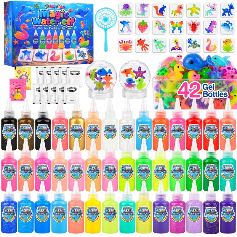 Remethsu Magic Water Elf Kit para niños, 42 botellas de
