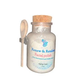 Renew and Retaliate Against Aging Skin, Powdered Facial Wash and Scrub With Azelaic Acid, 2 Ounces