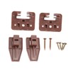 10 Pack Drawer Track Guide and Glides Dresser Center Mount
