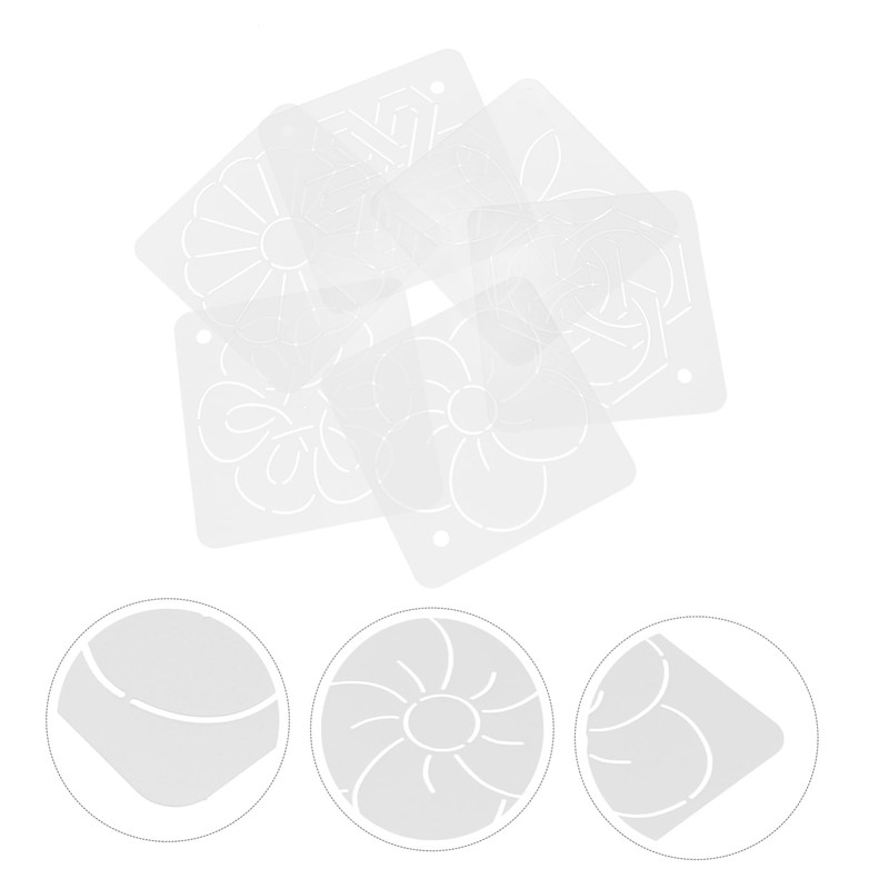 Tofficu Quilting Stencil Set 6pcs Quilting Templates for DIY Craft