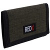 RED X Mens Canvas Tri-Fold Chain Wallet - Green