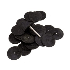 Be In Your Mind 32mm Resin Cutting Discs 30pcs Fiberglass Cut Wheels with Rod for Rotary Grinding Abrasive Tools