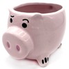 Cute Pig Ceramic Cup Pink Comfortable Grasp Smooth Mouth Lovely