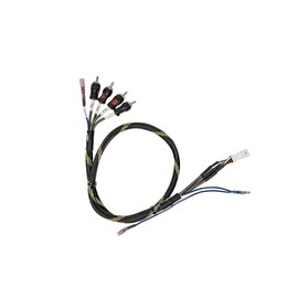 Can-am Maverick R BRP Go Front & Rear RCA Output Harness Plus Remote - Add a Amplifier to OEM Display