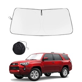 for 4Runner Windshield Sunshade Custom Fit 2010-2023 2024 4Runner 4-Runner SUV, SR5 Trail Limited Foldable SUV Front Sun Shield Protector Max UV Blocking and Keep The Vehicle Cool 2024 Upgrade
