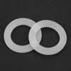 White O Ring Sealing Washers, 12 Pieces Silicone Gaskets for